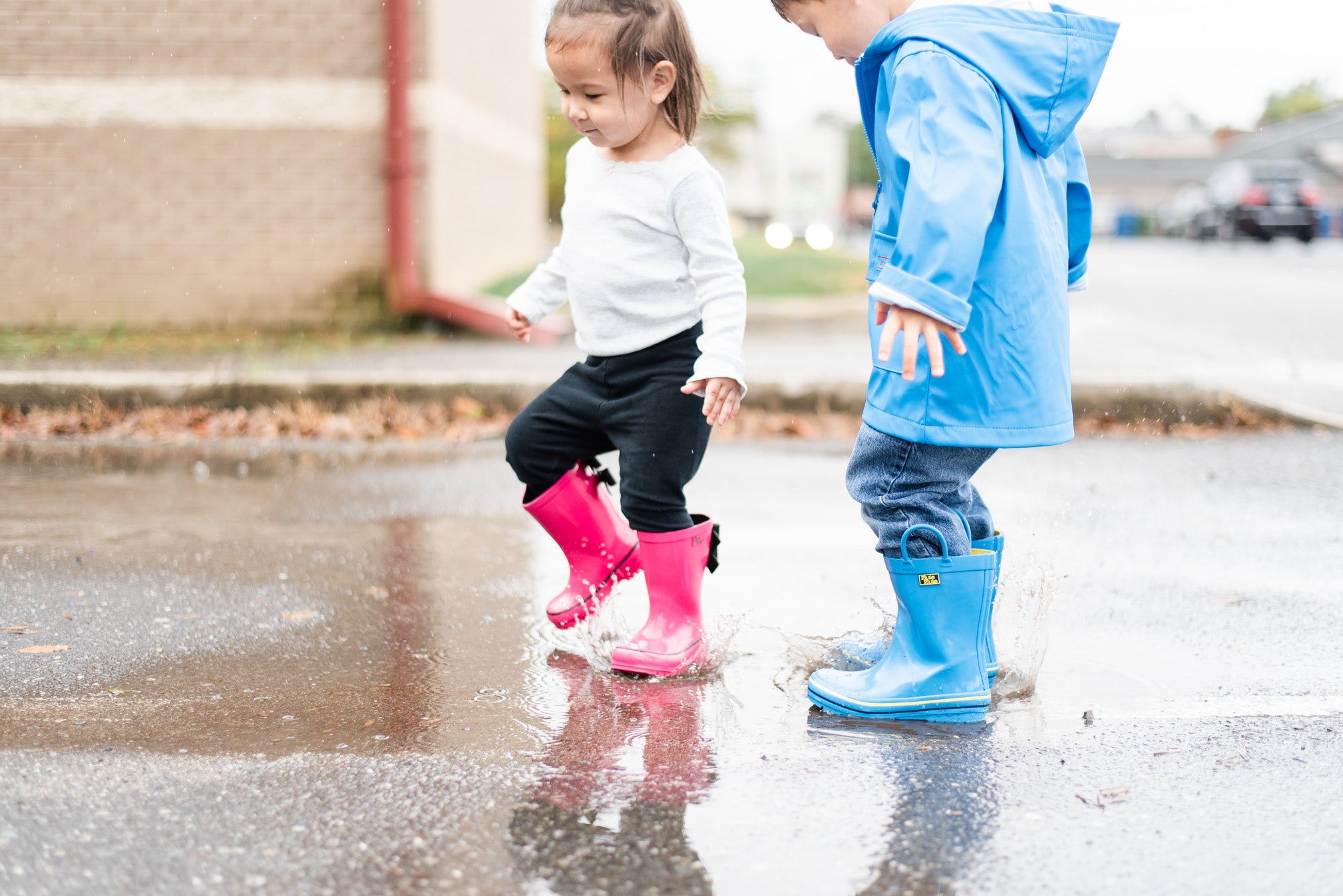 Solid Blue Rain Boot Pluie Pluie Boys Solid Blue Rain Boot
