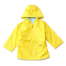 Boys Solid Yellow Raincoat