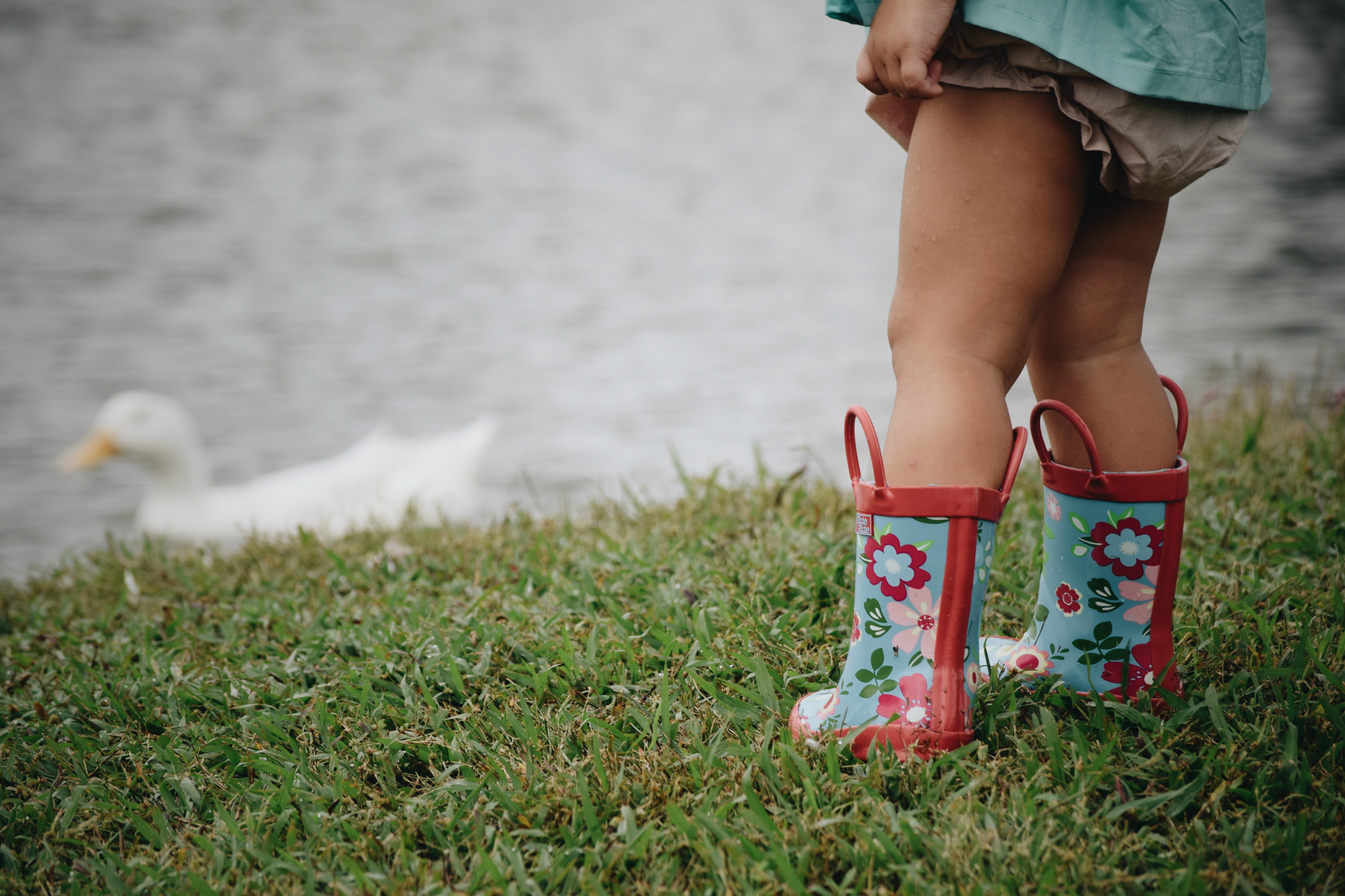 Blue Floral Rain Boot Pluie Pluie Girls Blue Floral Rain Boot