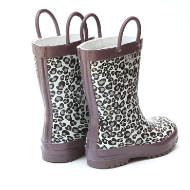 Pluie Pluie Girls Leopard Rain Boot