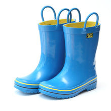 Solid Blue Rain Boot