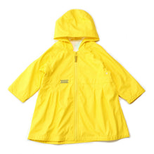 Girls Solid Yellow Raincoat