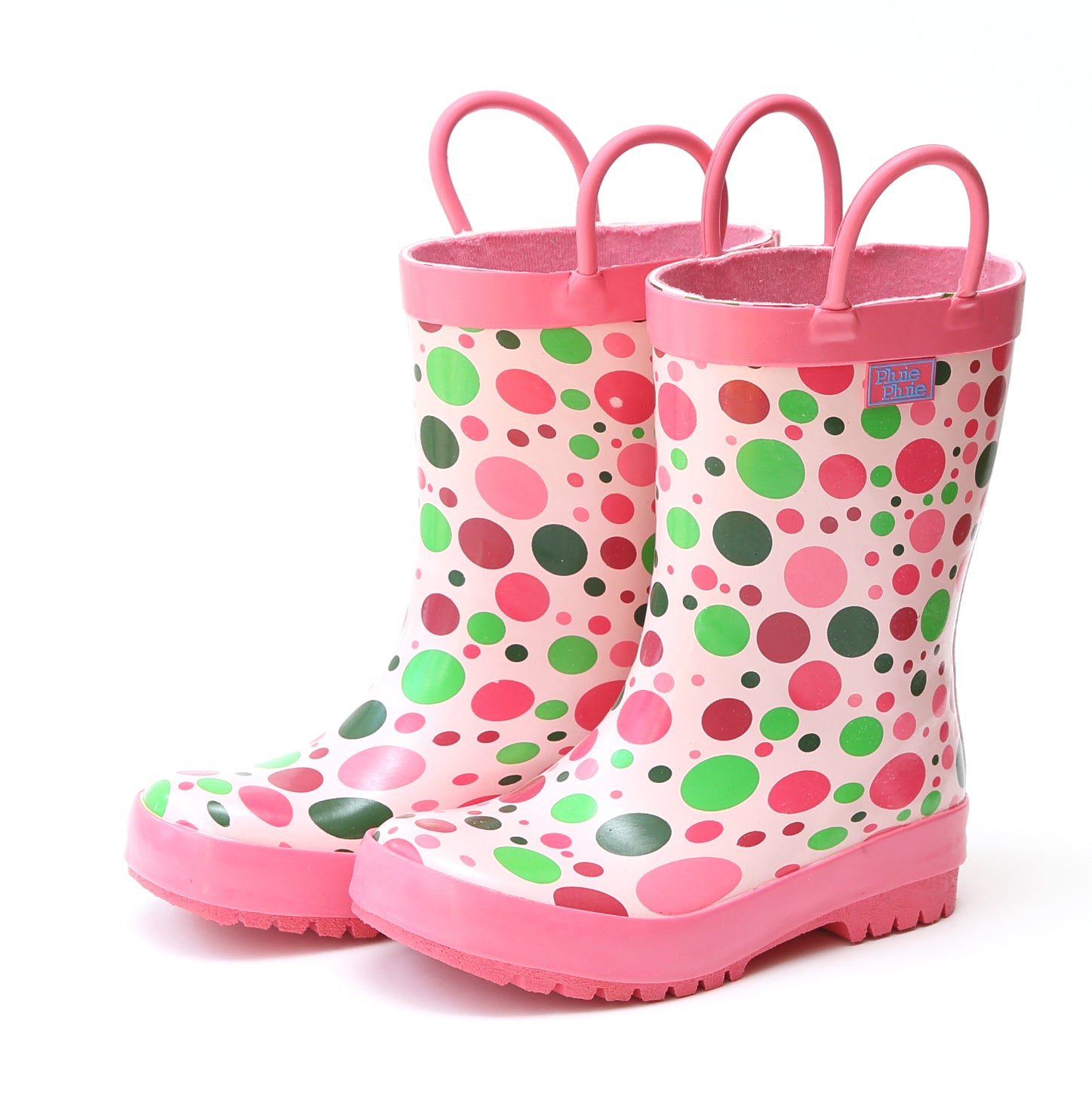 【海外限定】 Pluie Pluie Girls Candy Dot Rain Boot 置物
