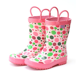 Pluie Pluie Girls Candy Dot Rain Boot