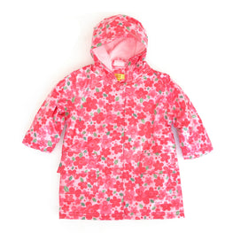 Pluie Pluie Girls Pink Flower Raincoat