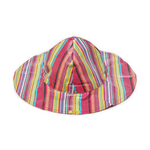 Pink Stripe Rain Hat